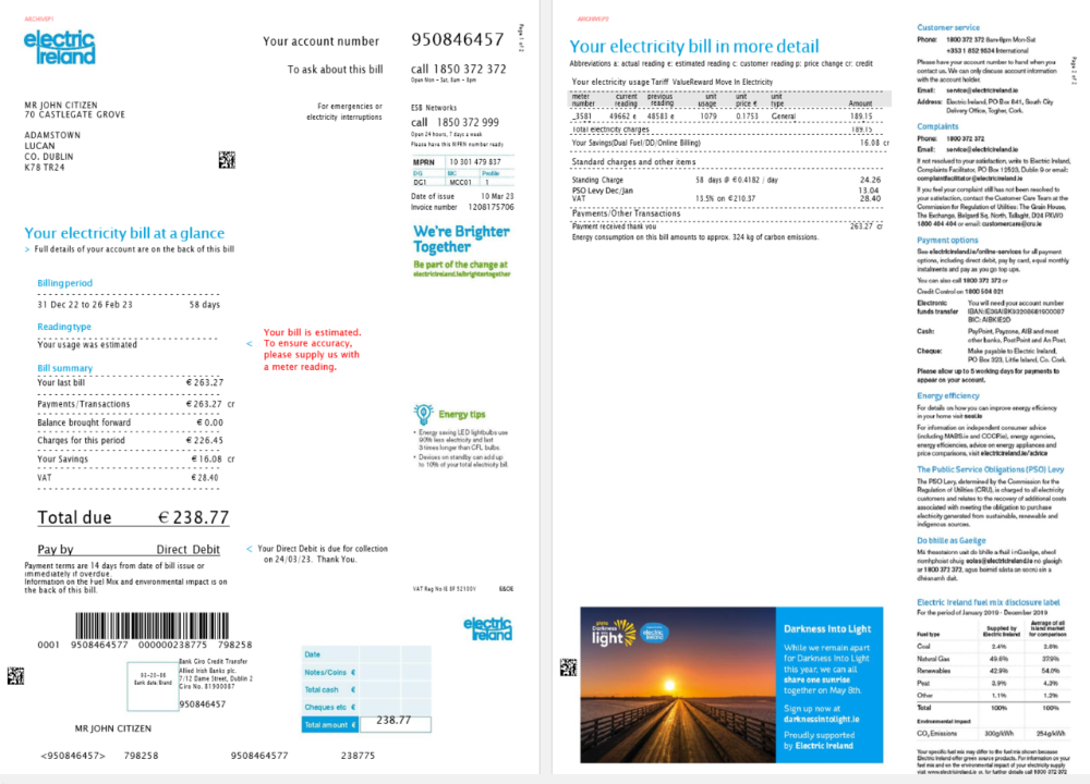 Minol USA business utility bill 